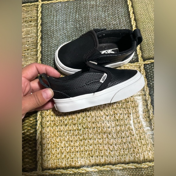 Vans Other - Vans Kids baby Black and White Slip-On Sneakers